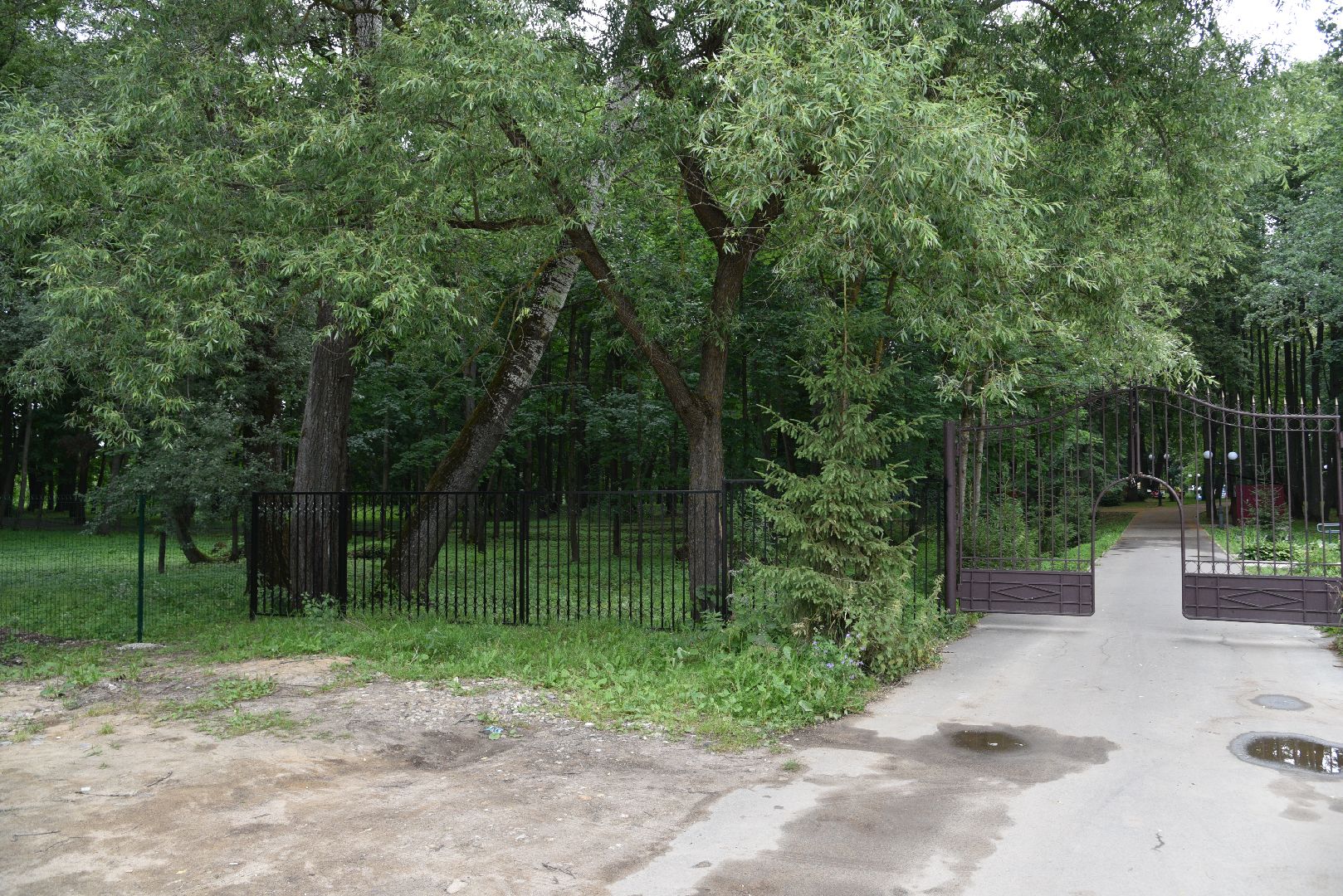 лотошино, лотошинский парк, забор, благоустройство, парки подмосковья,