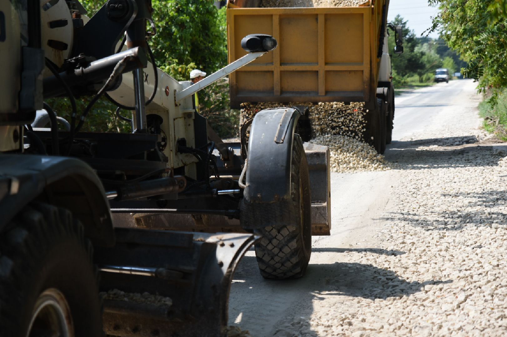 Бронницы, Ремонт дороги, Коттеджный проезд, Расширение дороги, Бронницкий ДорСервис,