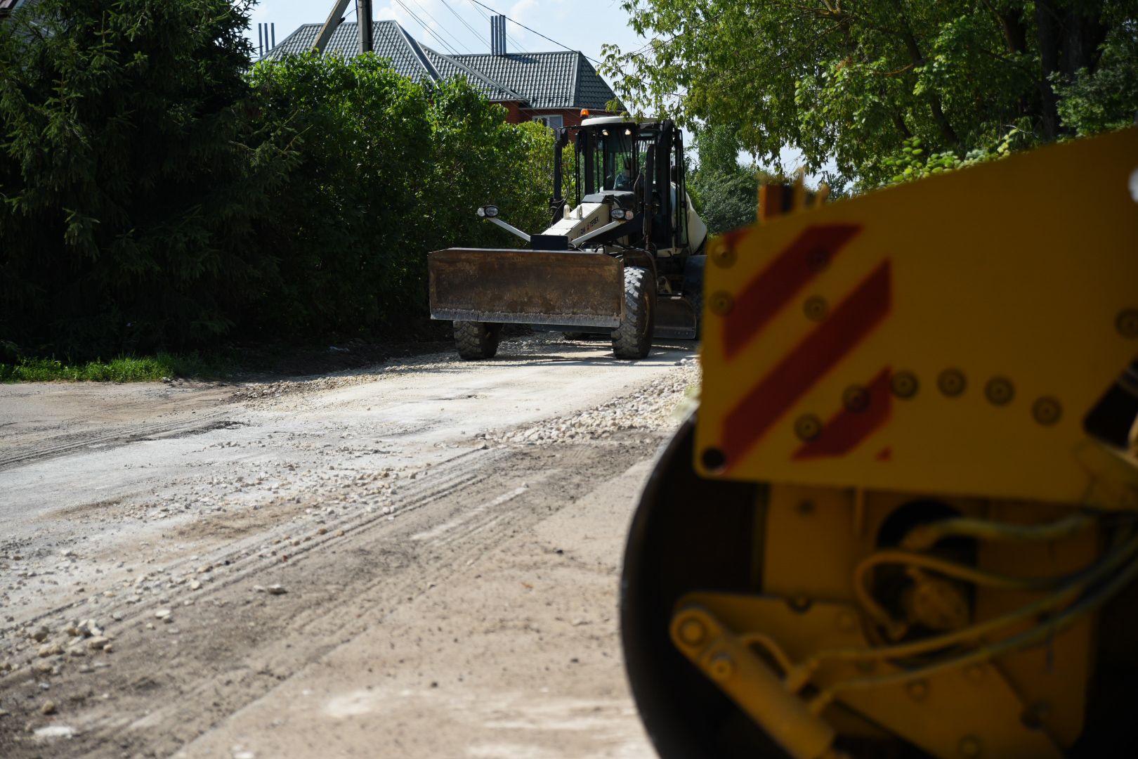 Бронницы, Ремонт дороги, Коттеджный проезд, Расширение дороги, Бронницкий ДорСервис,