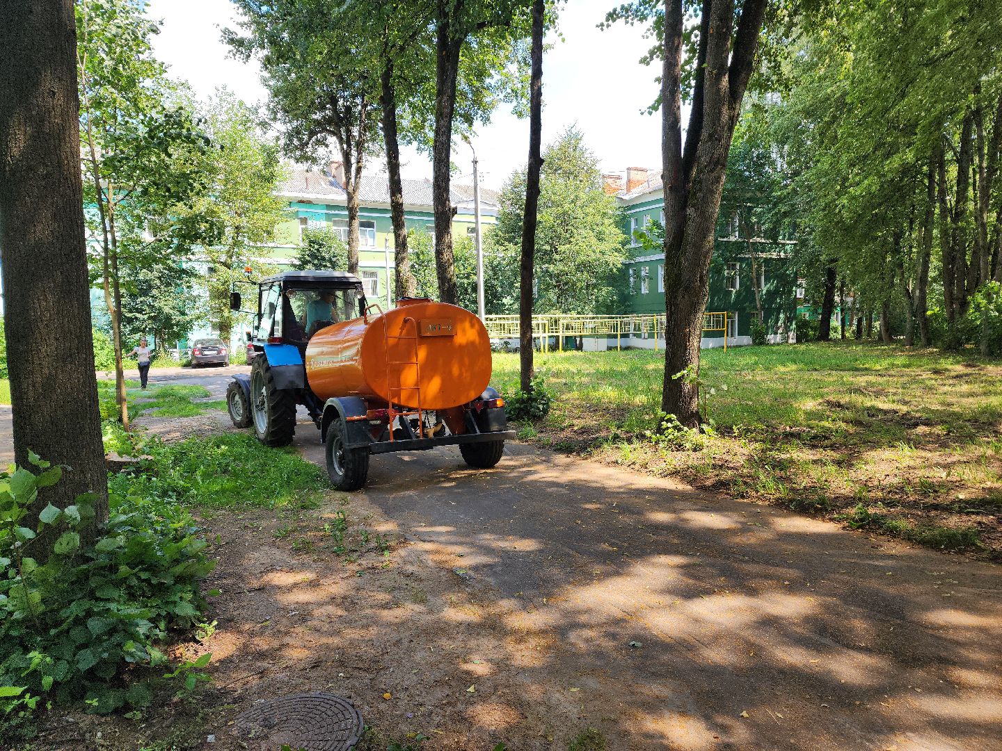 красноармейск, г.о. пушкинский, полив дорог, городское хозяйство,