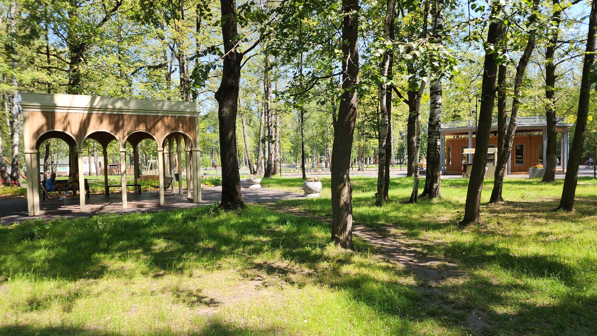 ступино, парк имени островского, парки подмосковья, лето в подмосковье,