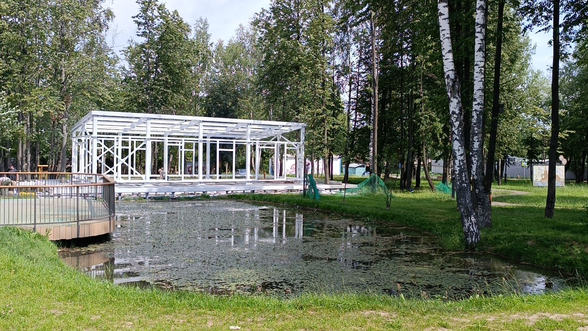 раздевалка, парк, лобня,