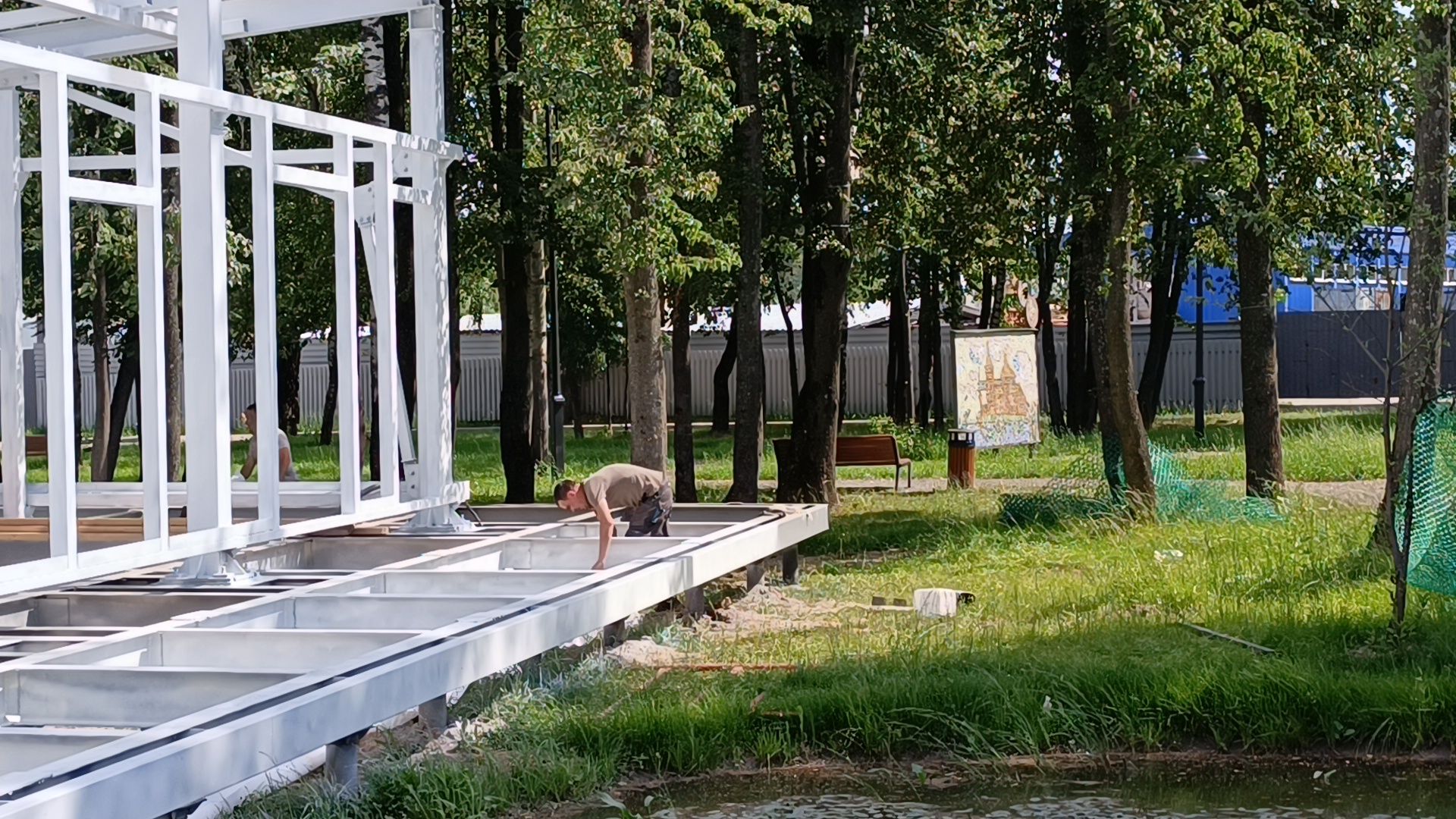 раздевалка, парк, лобня,