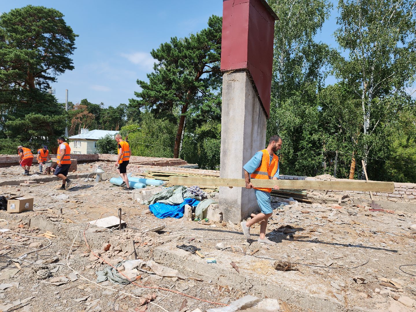 серпухов, подмосковье, капремонт кровли, детский сад,