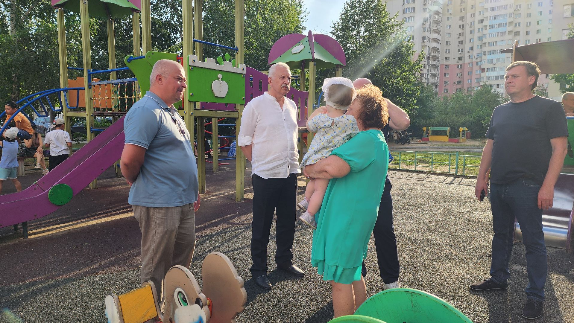 детская площадка, модернизация детской площадки, котельники,