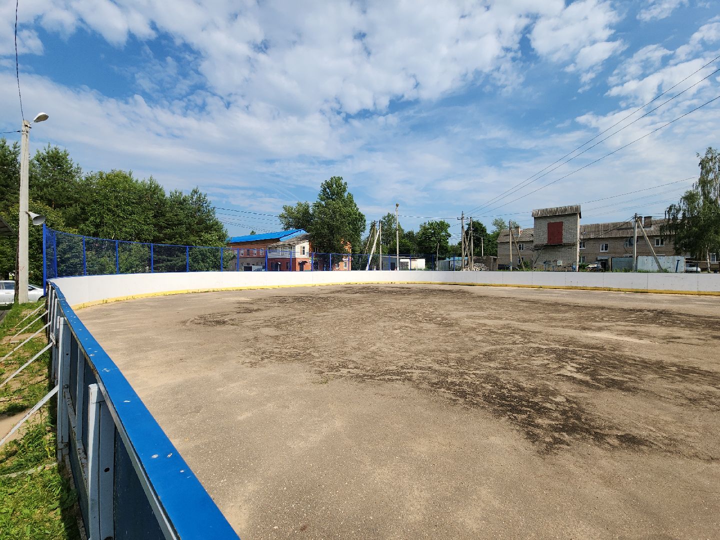 хоккейная коробка, Сытьково, освещение, руза, выездная администрация руза, рузский городской округ, московская область,