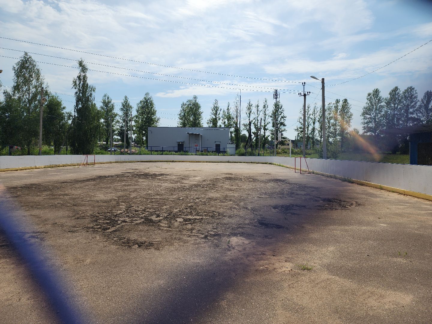 хоккейная коробка, Сытьково, освещение, руза, выездная администрация руза, рузский городской округ, московская область,