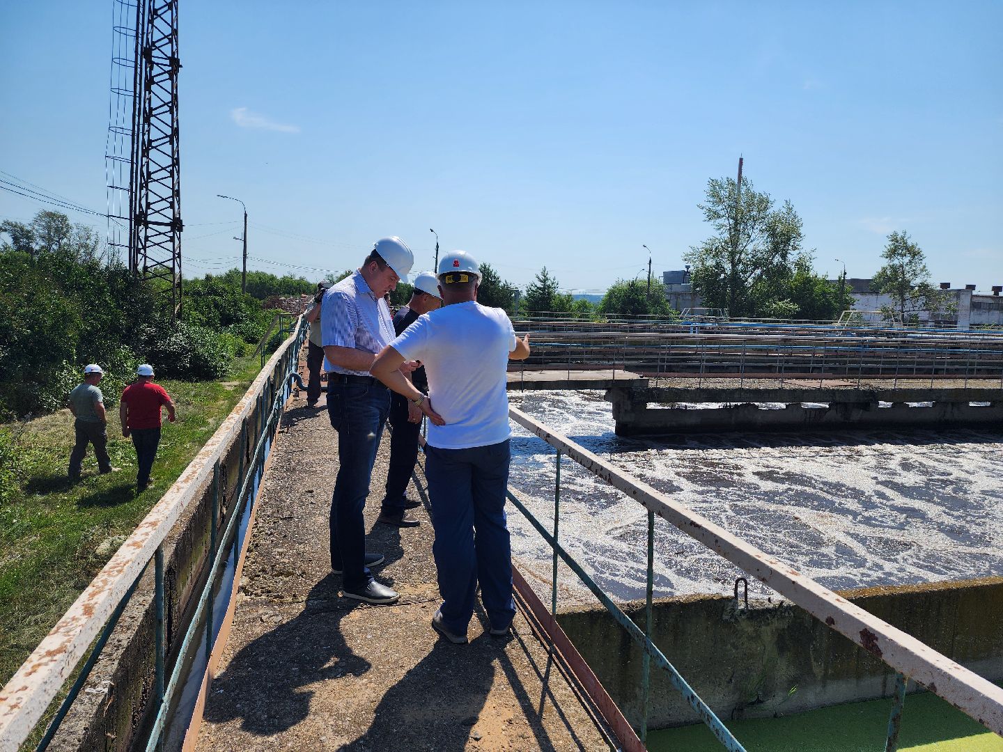 серпухов, глава серпухова, очистные сооружения, рабочий выезд, реконструкция,