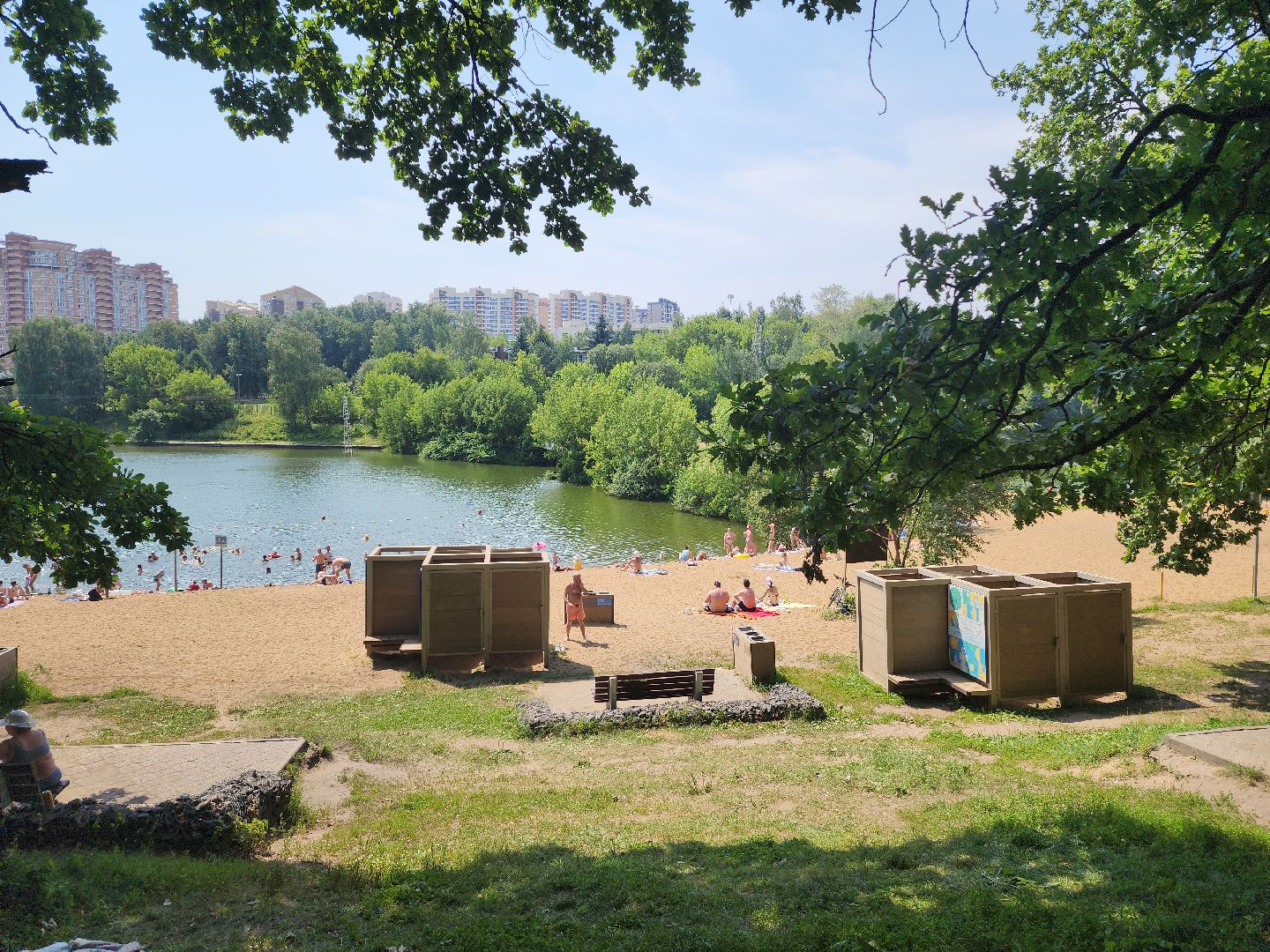 красногорск, пляж, плотина, спасатели, спасательный пост,синичка, банька,