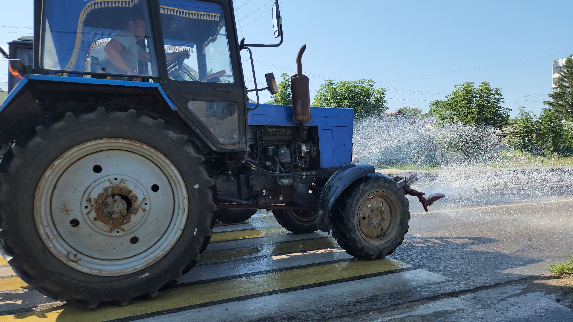 уборка улиц, ЖКХ, летняя уборка улиц, Старая Купавна, Богородский городской округ, погода,