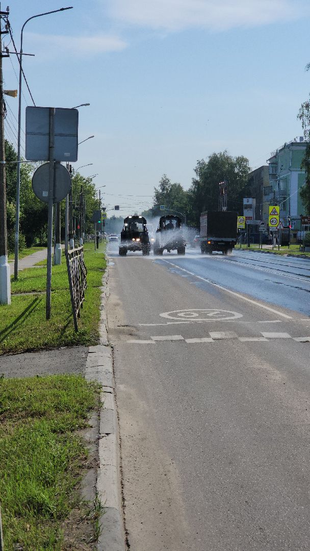 уборка улиц, ЖКХ, летняя уборка улиц, Старая Купавна, Богородский городской округ, погода,