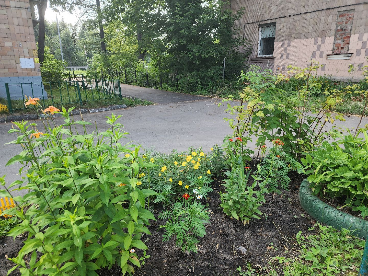 благоустройство дворов, благоустроенная территория, орехово зуево,