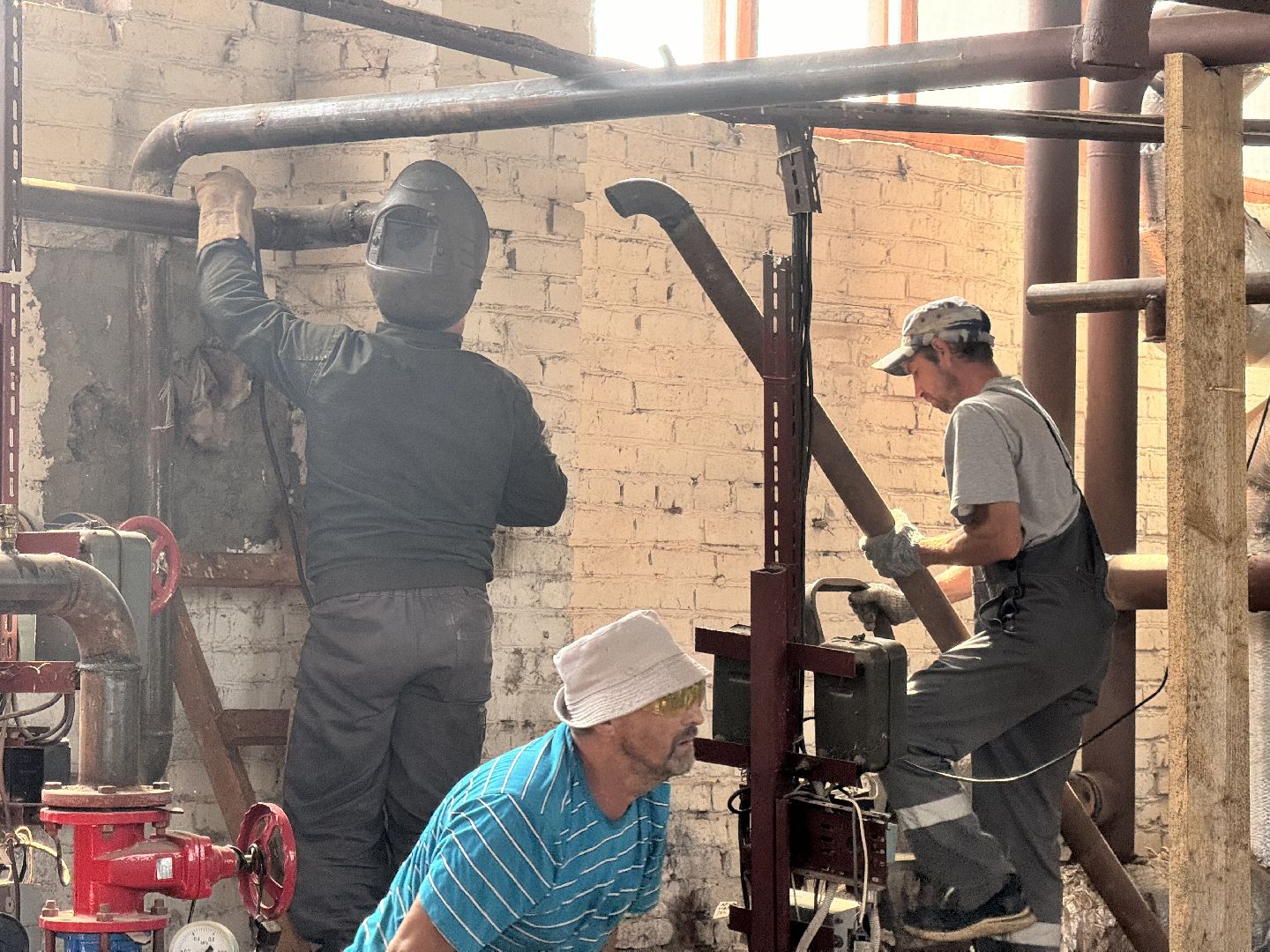 шаховская, котельная, ремонт котельной,