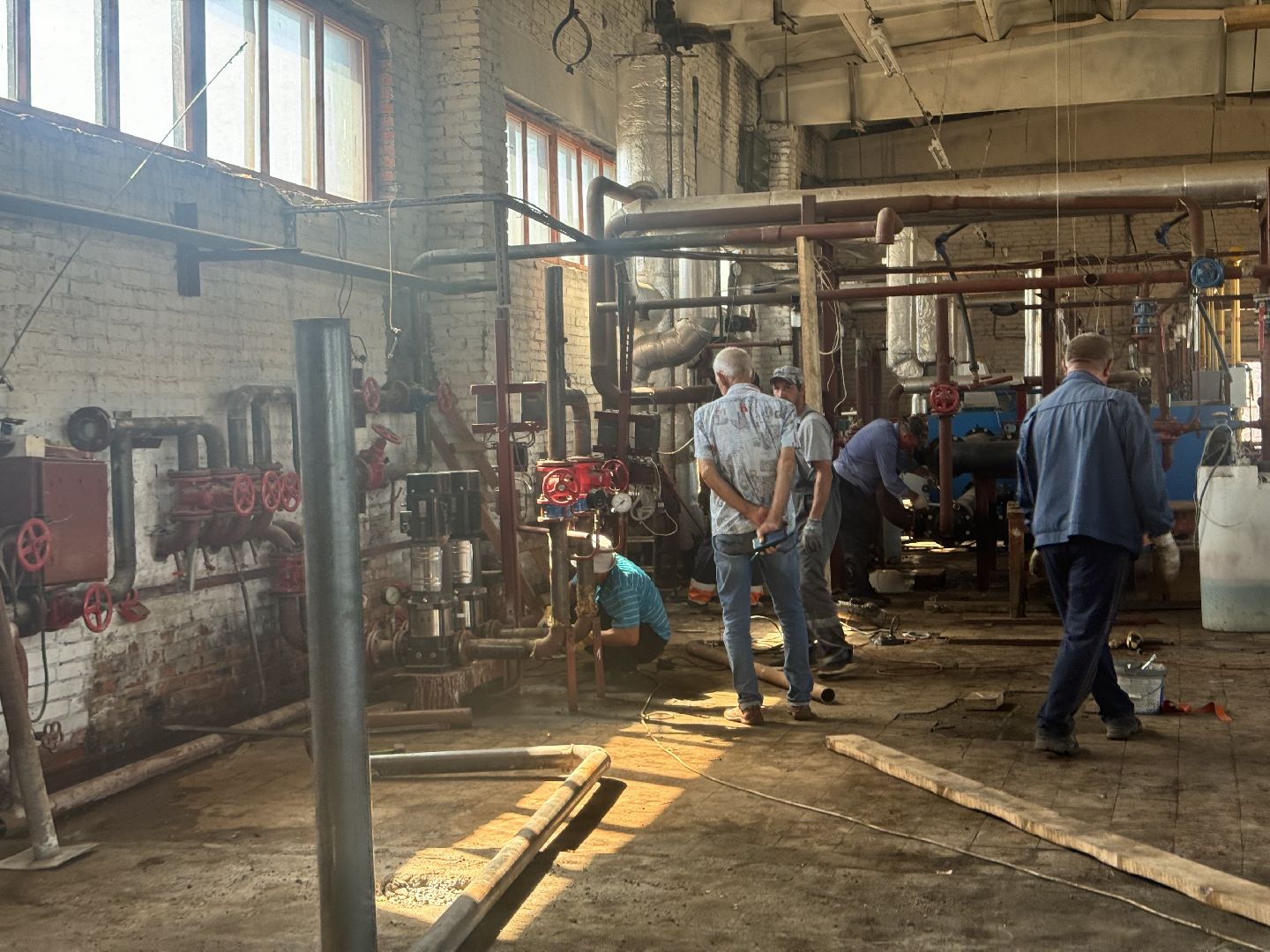 шаховская, котельная, ремонт котельной,