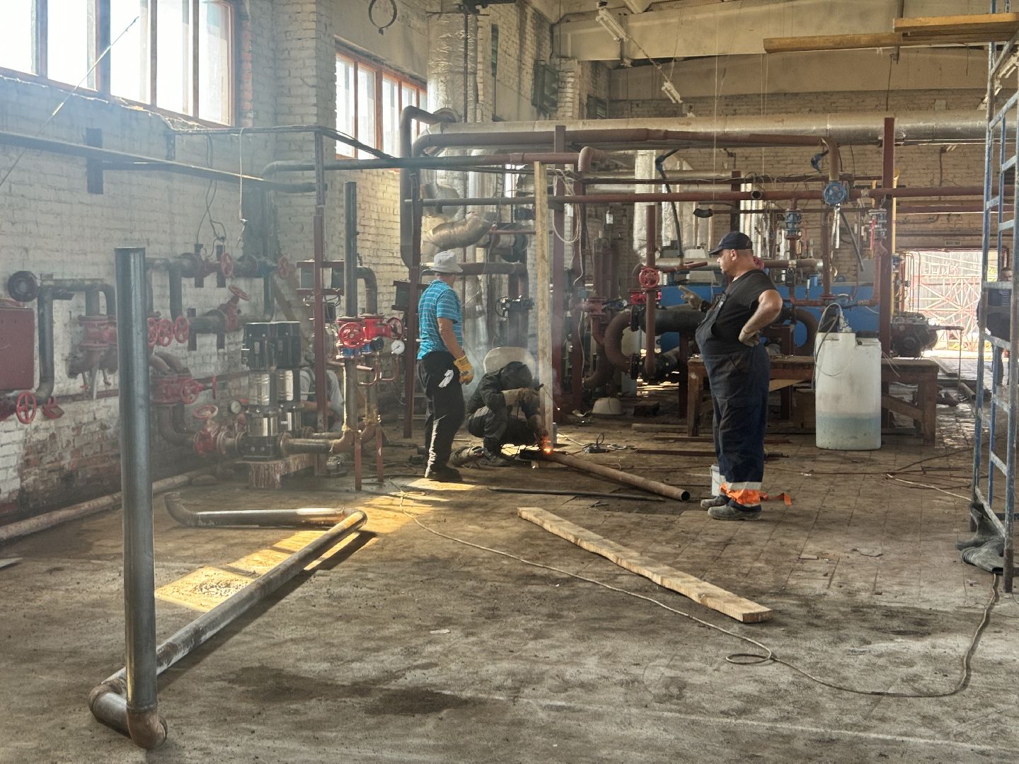 шаховская, котельная, ремонт котельной,