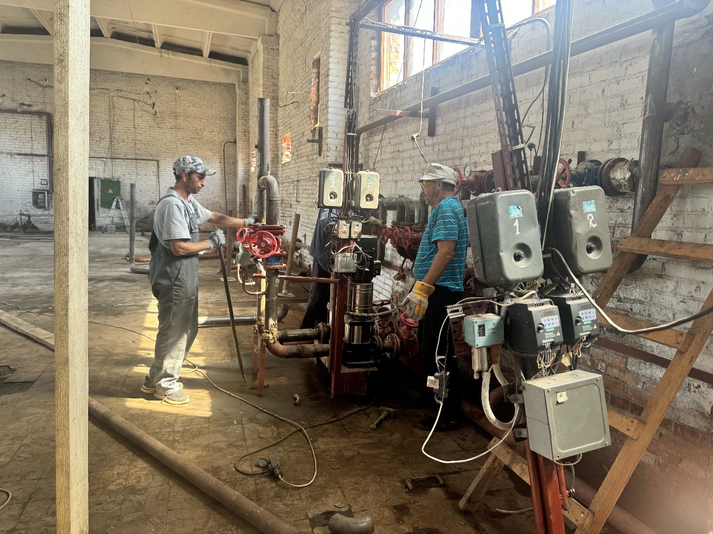 шаховская, котельная, ремонт котельной,