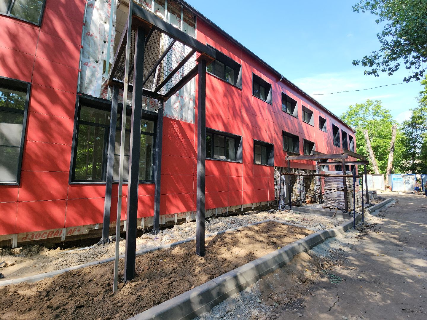 строительство, капитальный ремонт, капремонт детского сада, руза, благоустройство, рузский городской округ, московская область,