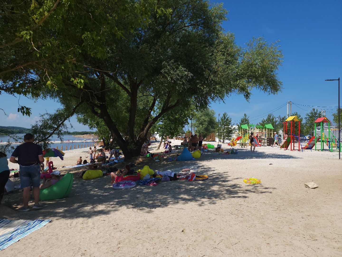 серпухов, подмосковье, пляж на оке,