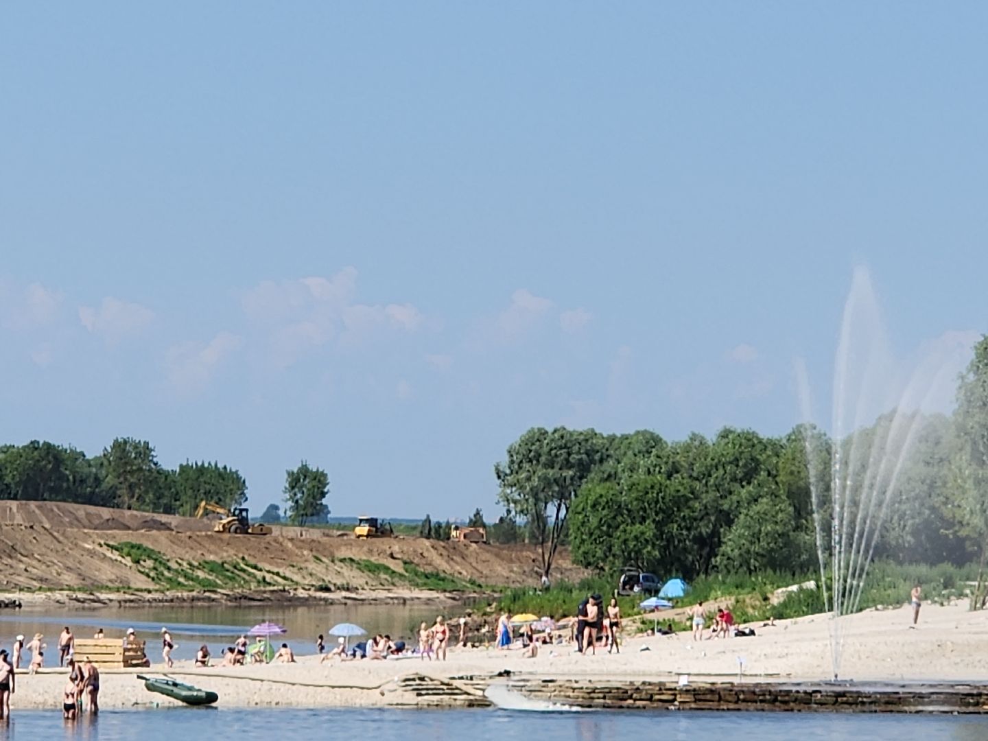 серпухов, подмосковье, пляж на оке,