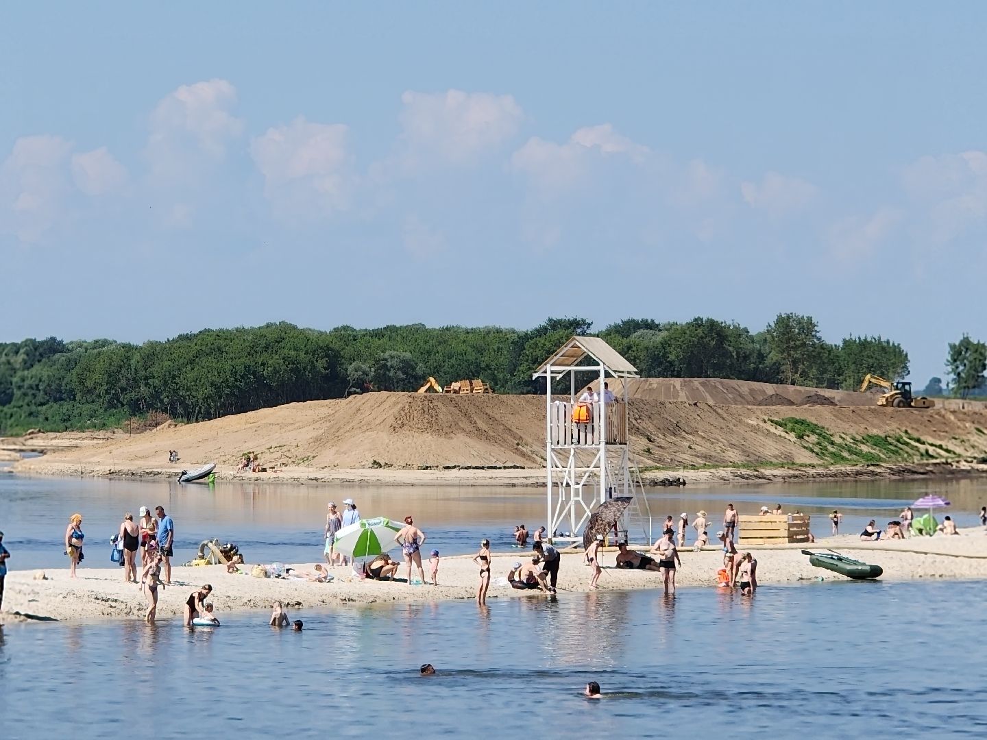 серпухов, подмосковье, пляж на оке,
