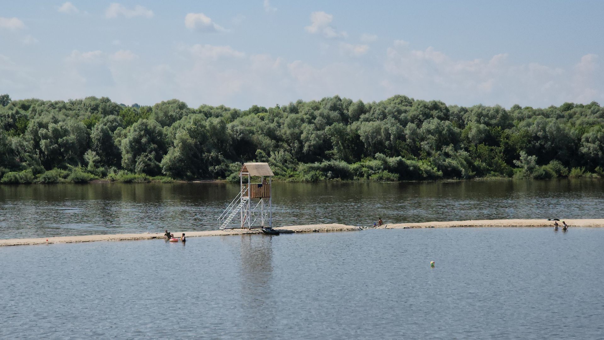 серпухов, подмосковье, пляж на оке,