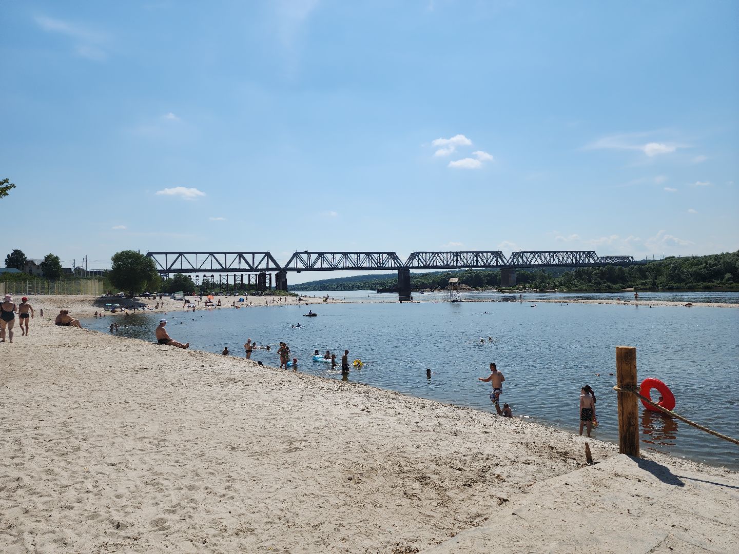 серпухов, подмосковье, пляж на оке,