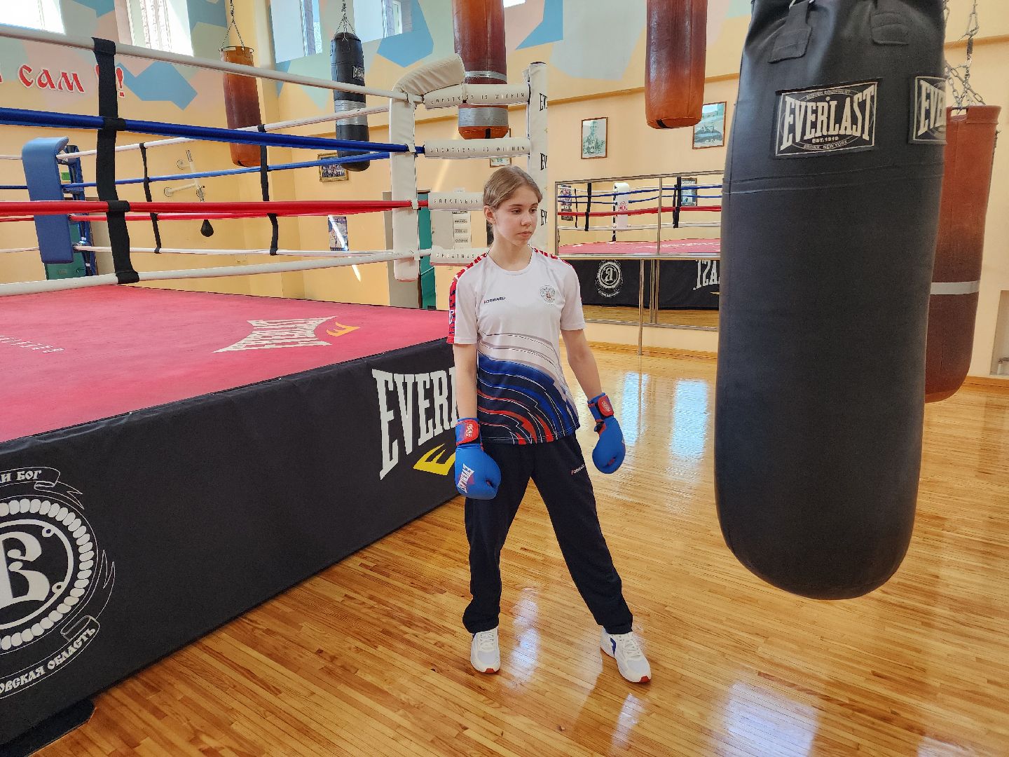 Чехов, бокс, Чемпионат России, Чемпионат Европы, призер, Ксения Андреева, Спортивная школа бокса Витязь,