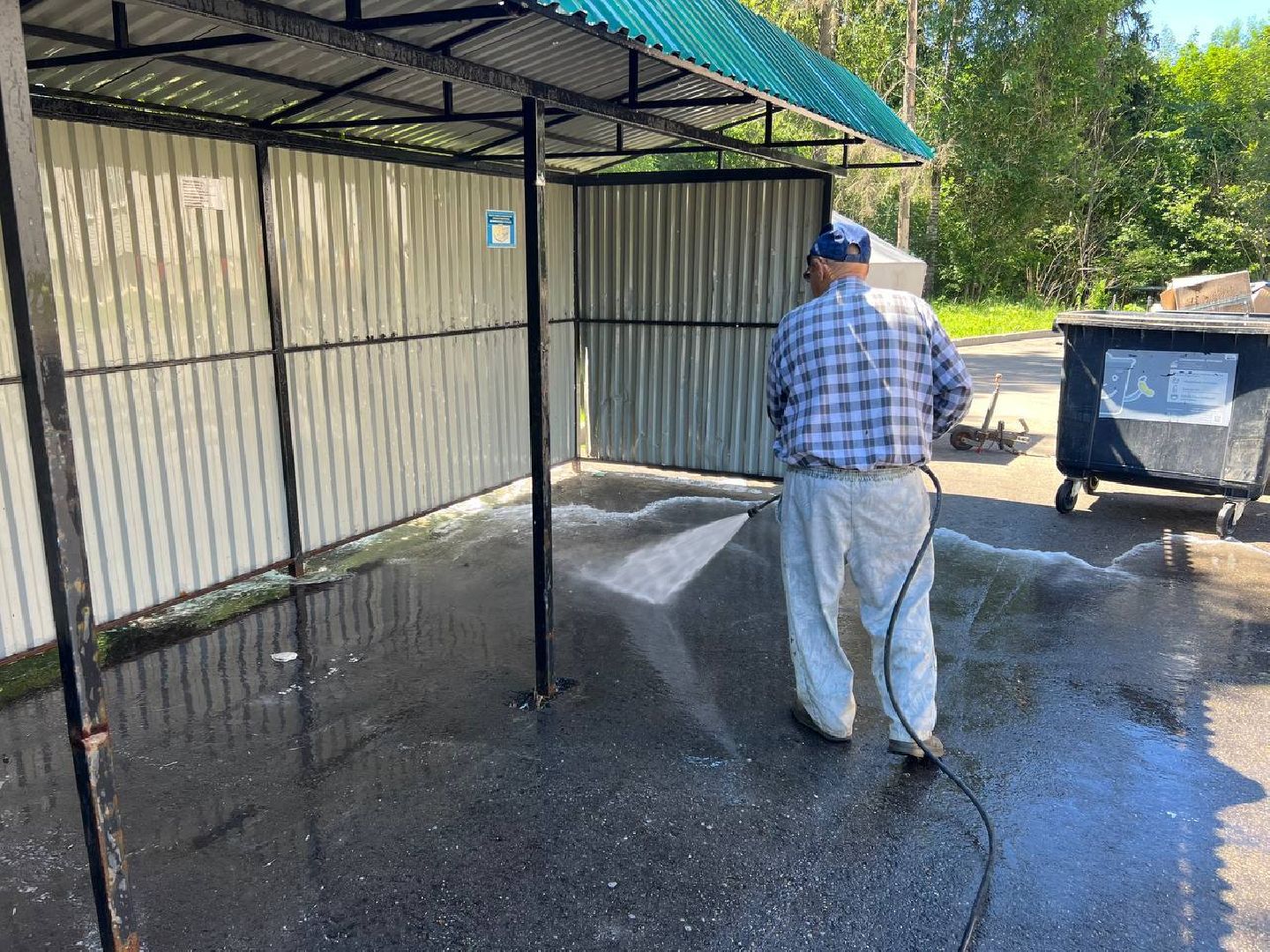 контейнерная площадка, управляющая компания, чистота в восходе, городской округ восход,