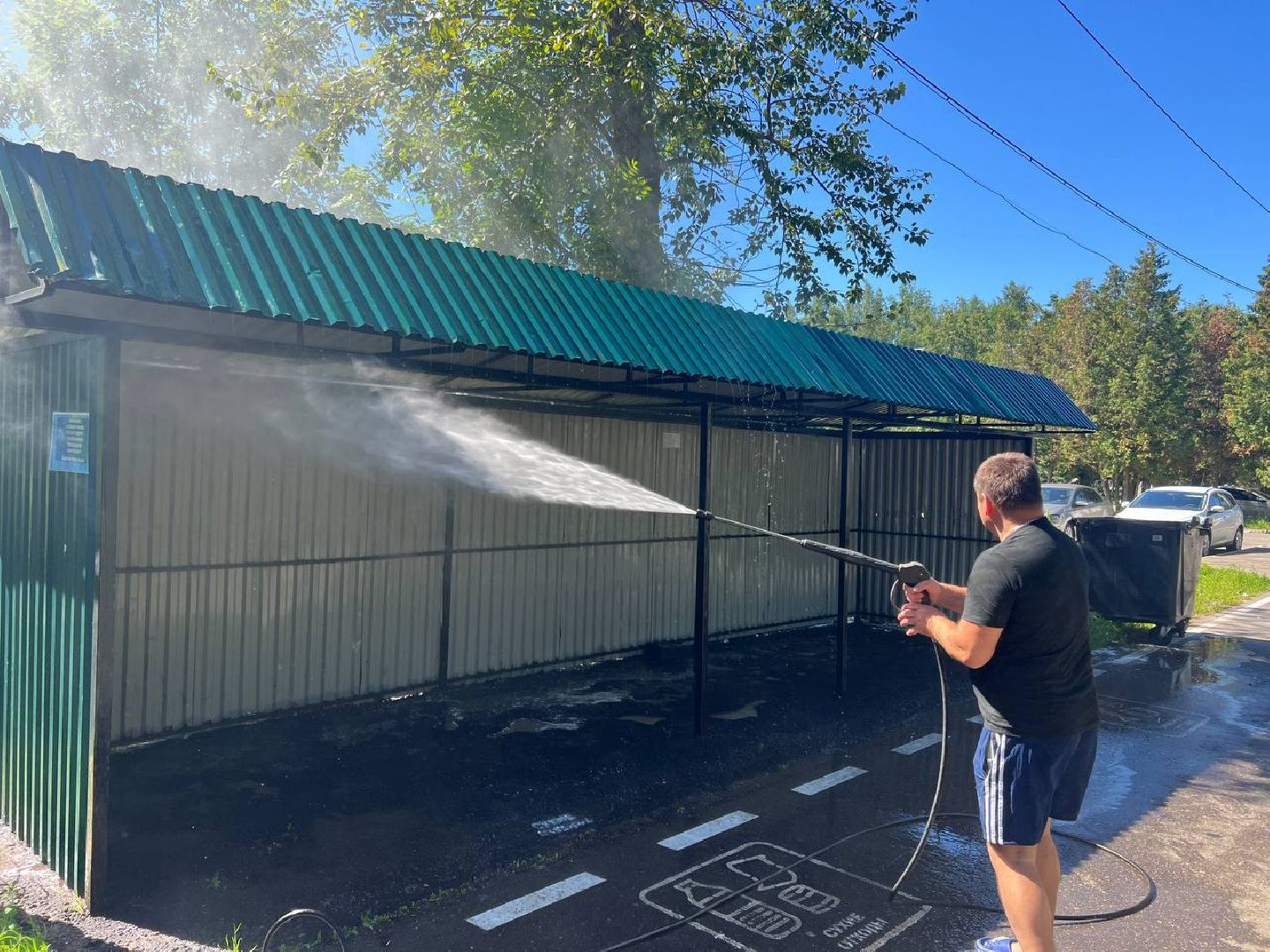 контейнерная площадка, управляющая компания, чистота в восходе, городской округ восход,