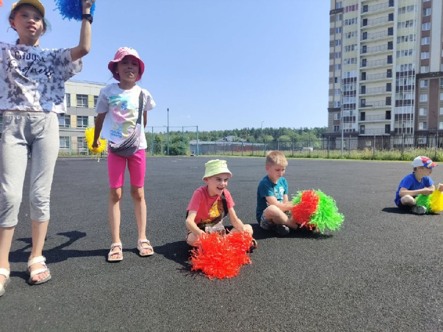 летний лагерь, каникулы, школа 9, Домодедово,