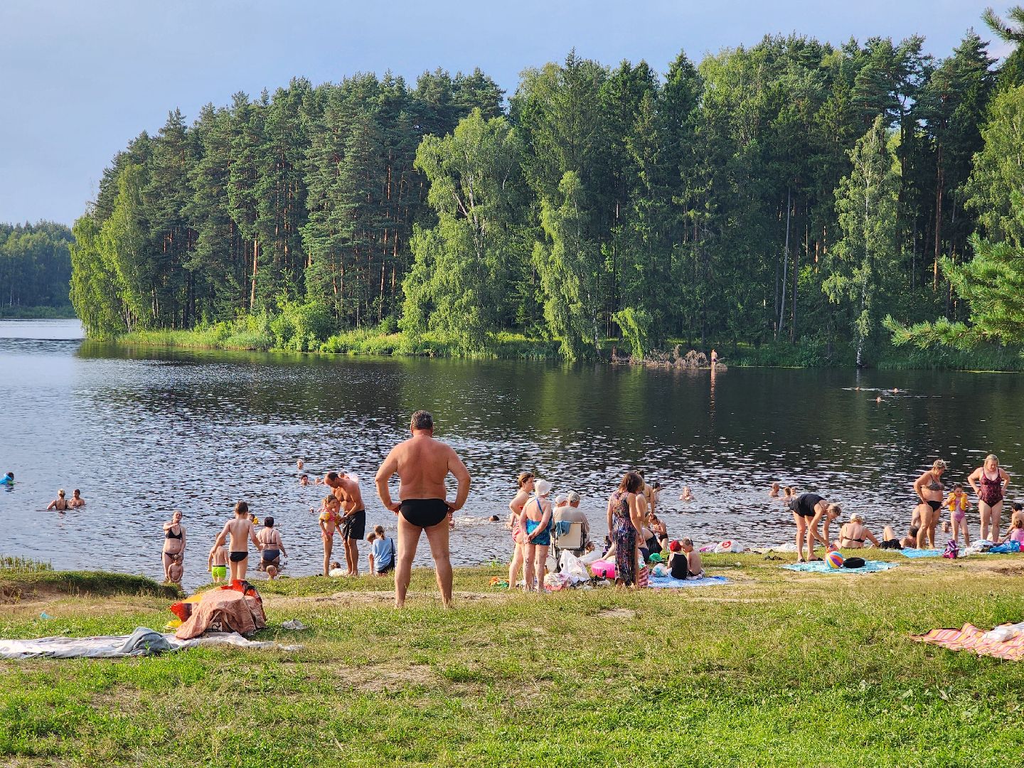 ногинск, луковое озеро, богородский округ, жители, общество, жара, лето, купальный сезон, купание,