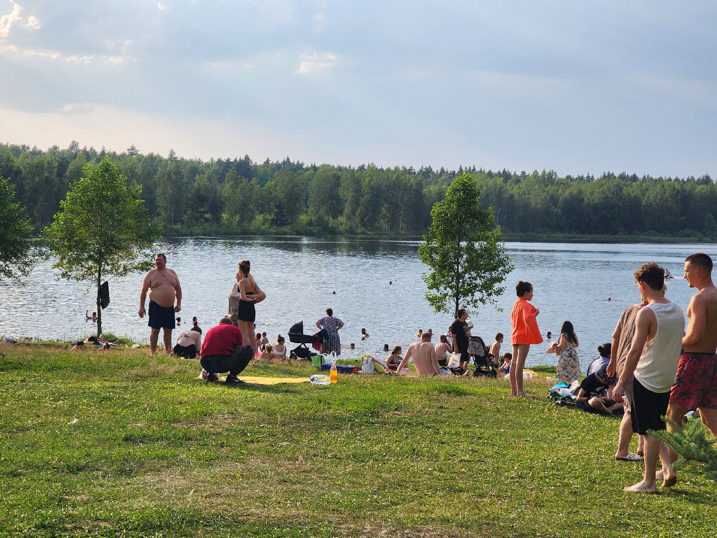 ногинск, луковое озеро, богородский округ, жители, общество, жара, лето, купальный сезон, купание,