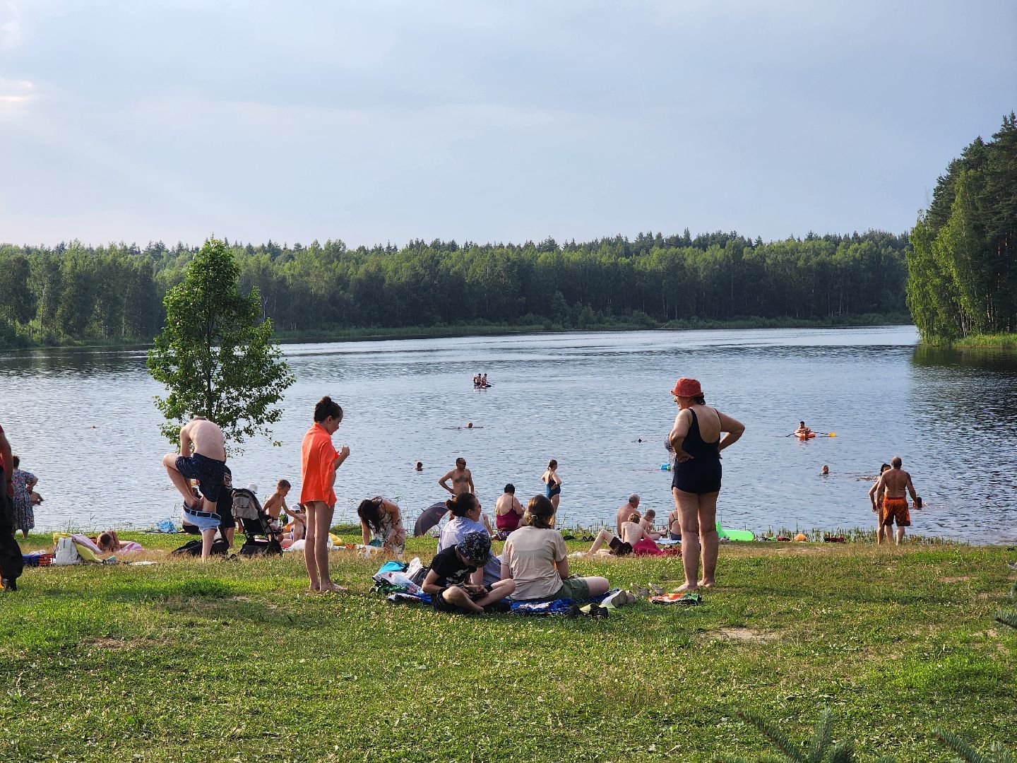 ногинск, луковое озеро, богородский округ, жители, общество, жара, лето, купальный сезон, купание,