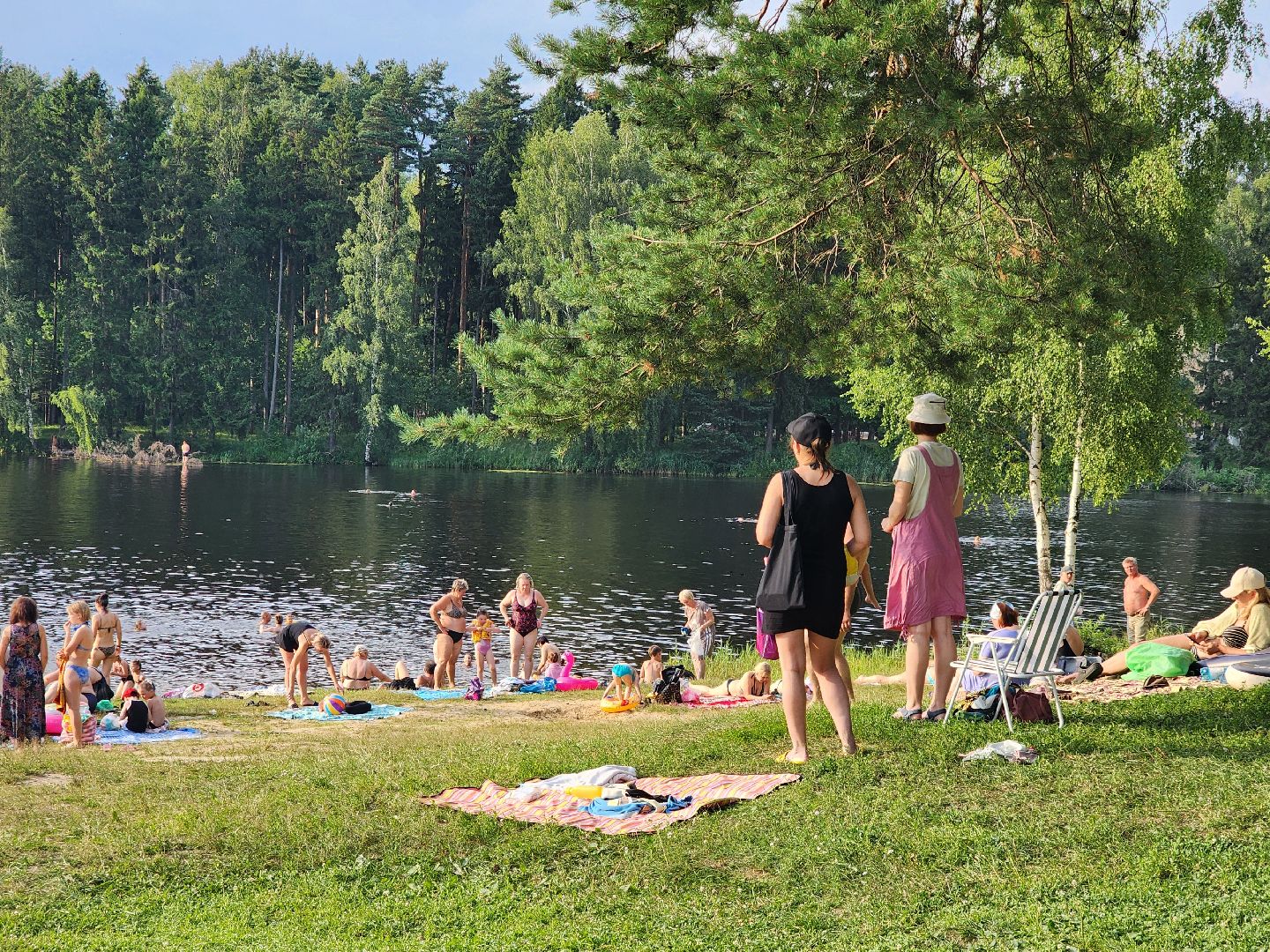 ногинск, луковое озеро, богородский округ, жители, общество, жара, лето, купальный сезон, купание,