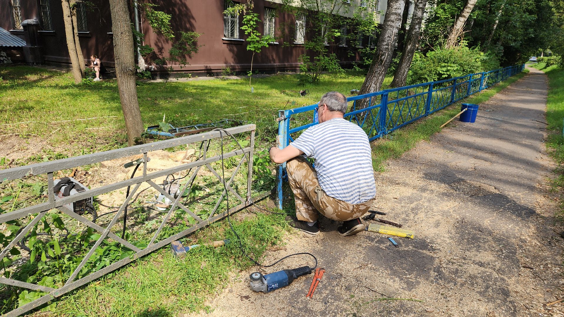 пушкино, благоустройство, дворовые территории, аварийность, деревья, ограждение,