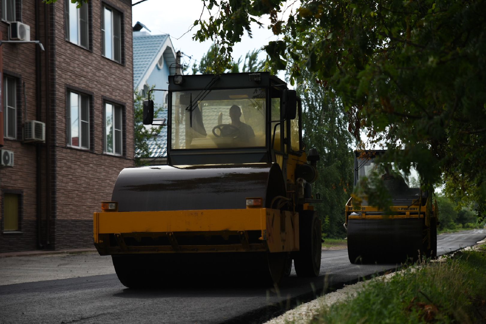 Бронницы, коттеджный проезд, Расширение дороги, Новый асфальт, Благоустройство,