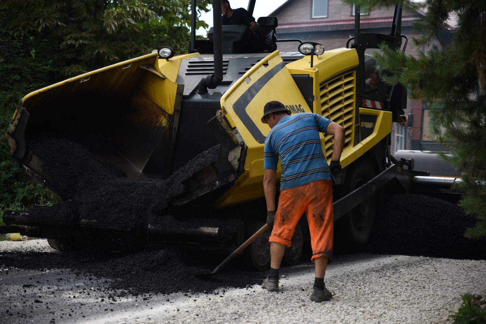 Бронницы, коттеджный проезд, Расширение дороги, Новый асфальт, Благоустройство,