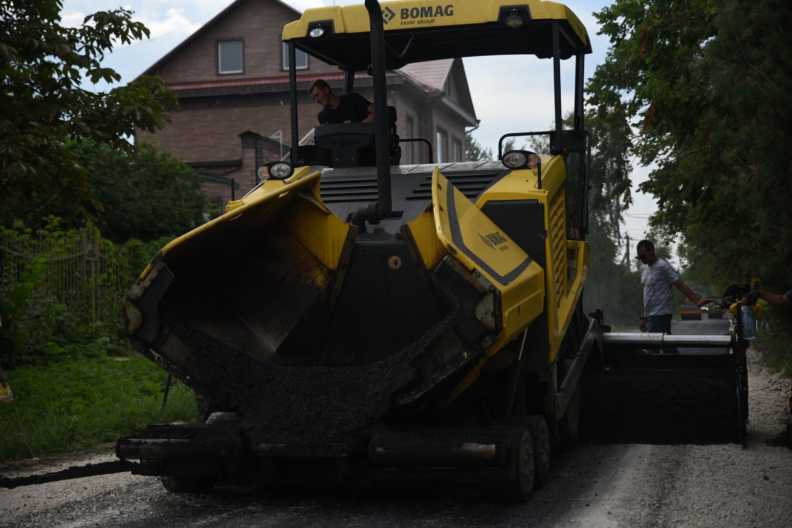 Бронницы, коттеджный проезд, Расширение дороги, Новый асфальт, Благоустройство,