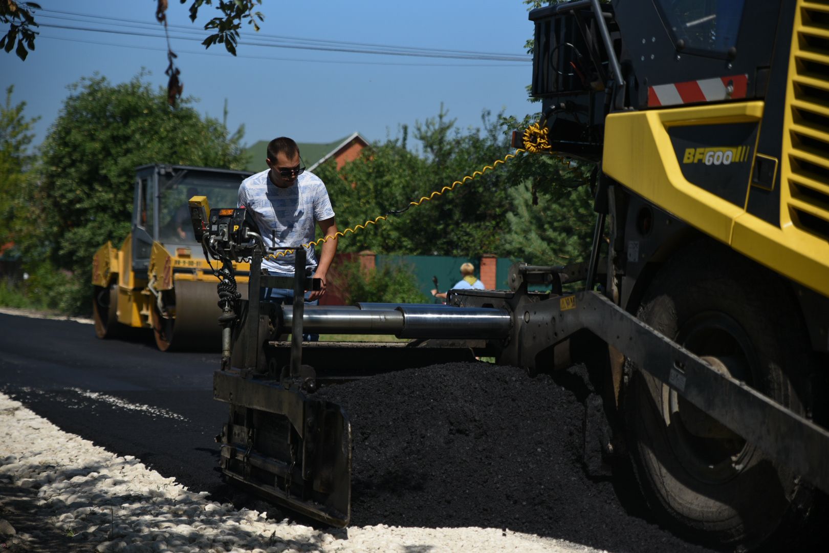 Бронницы, коттеджный проезд, Расширение дороги, Новый асфальт, Благоустройство,