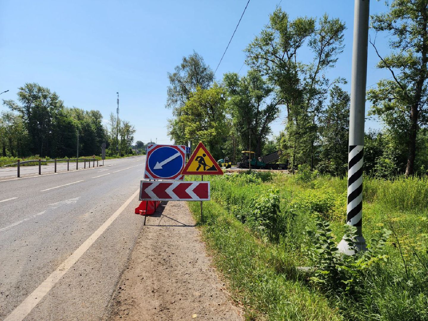 чехов, дороги, асфальт, разворотныеплощадки, региональная трасса,