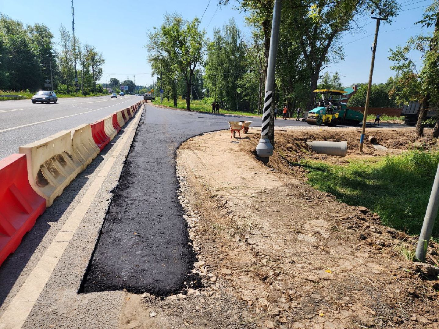 чехов, дороги, асфальт, разворотныеплощадки, региональная трасса,