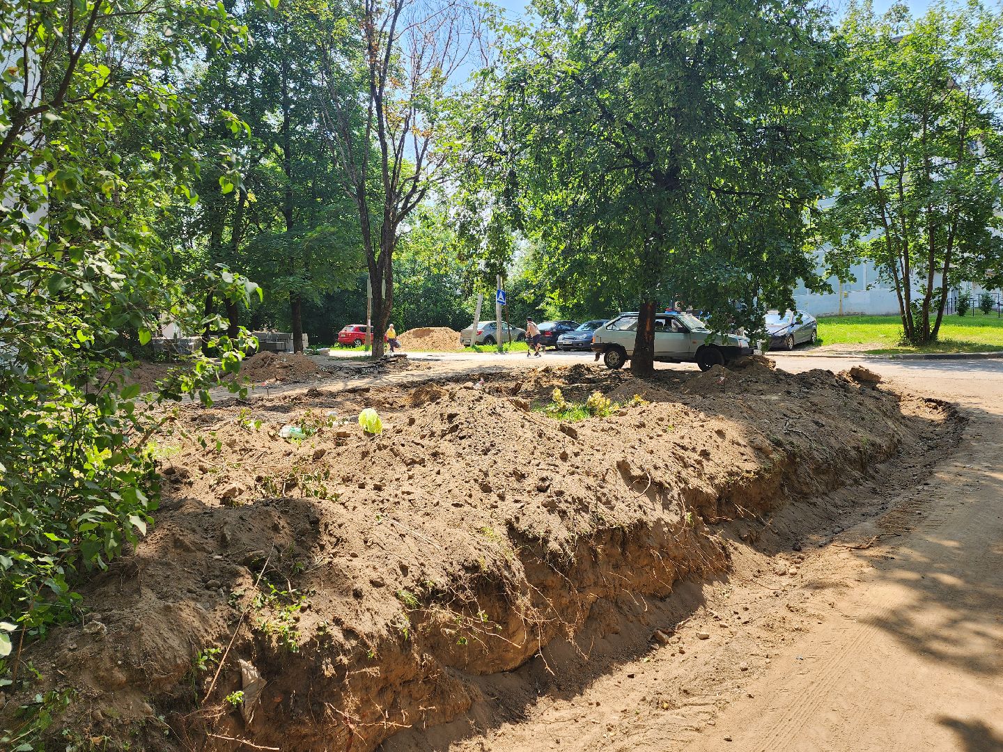 Одинцово, новый городок, благоустройство, дворы, ремонт, асфальт, тротуар, парковка,