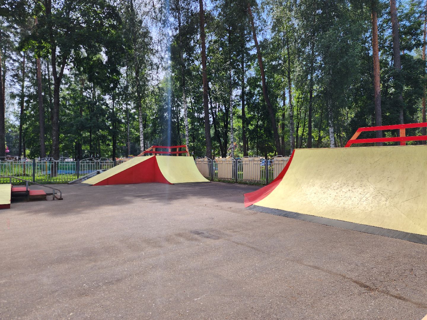 ногинск, центральный парк, скейт-парк, скейт площадка, спорт, дети, общество, жители, лето,