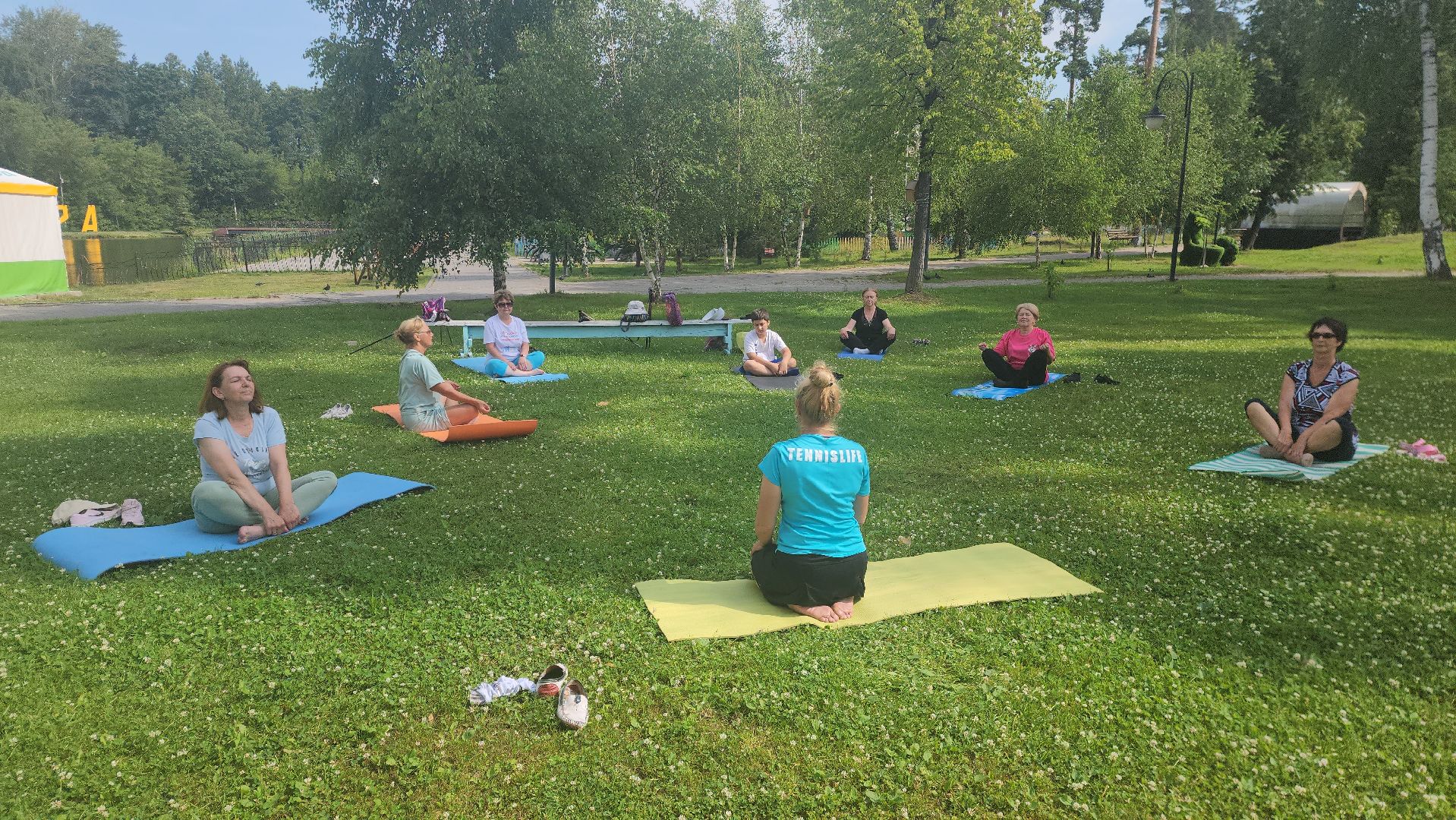 шатура, активное долголетие, йога, городской парк,