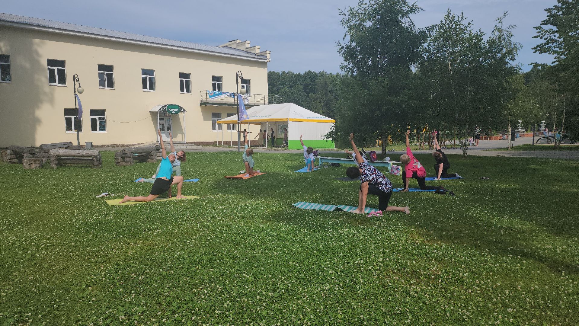 шатура, активное долголетие, йога, городской парк,