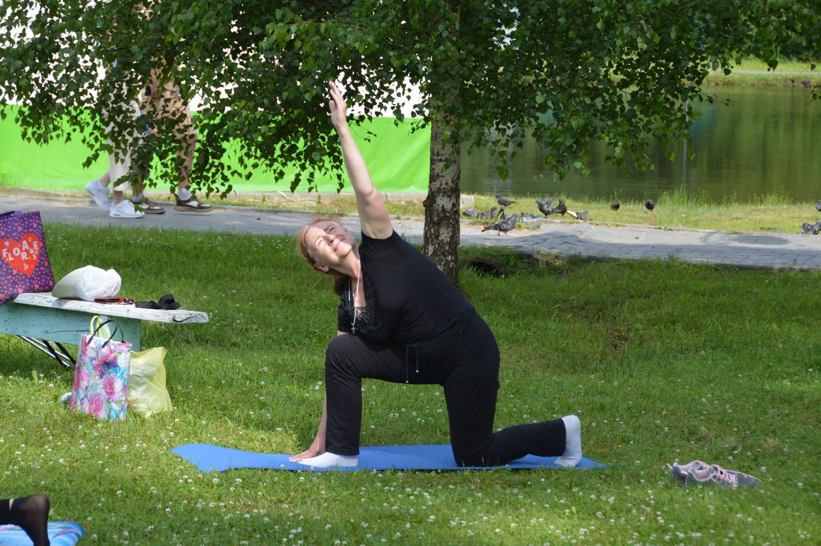 шатура, активное долголетие, йога, городской парк,