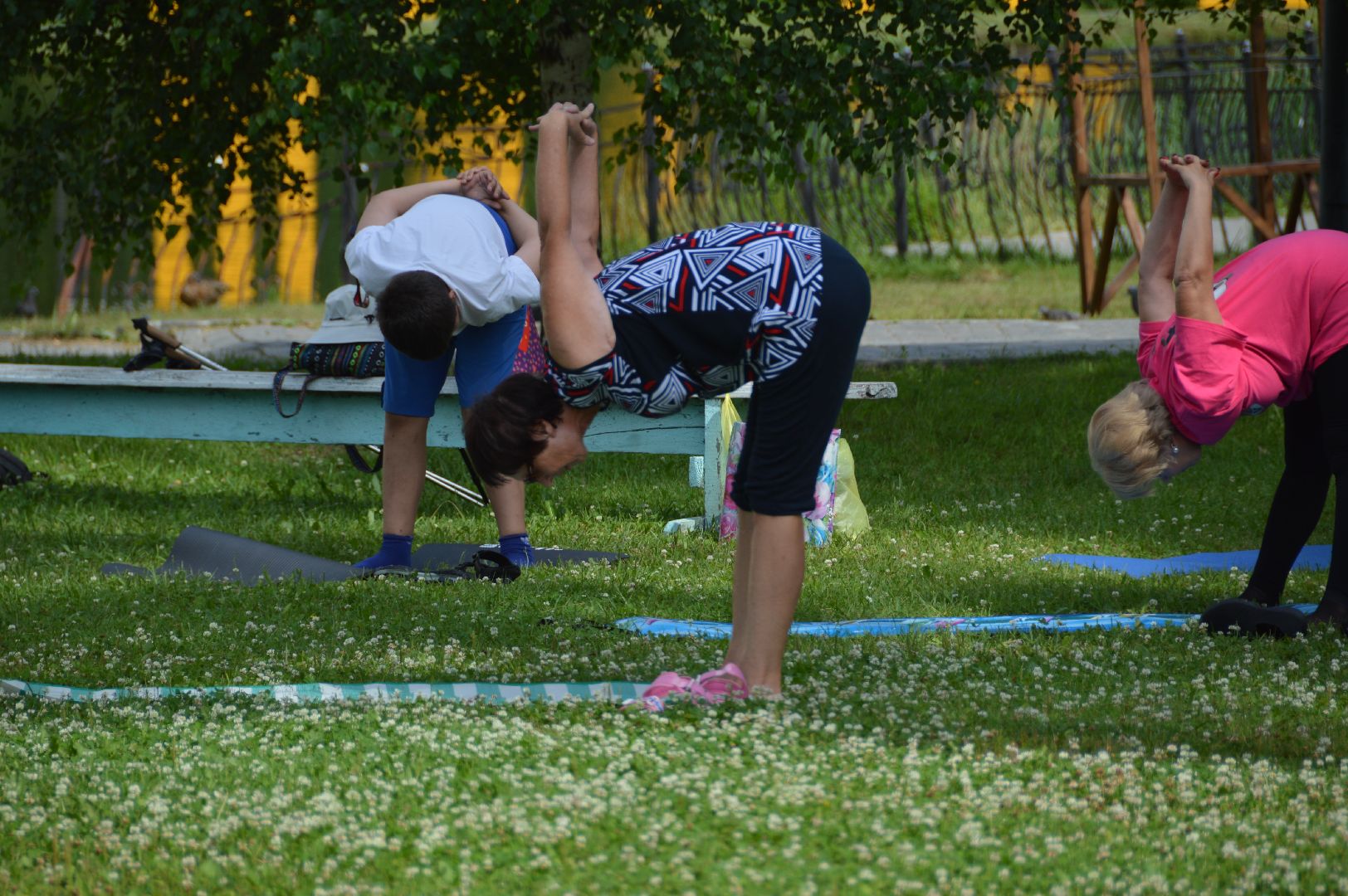 шатура, активное долголетие, йога, городской парк,