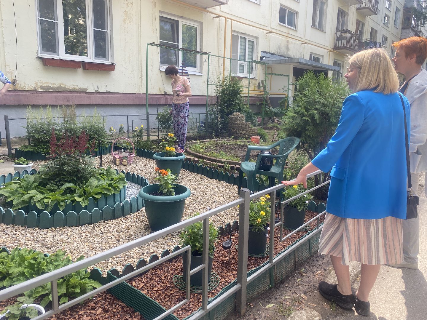 благоустройство территории, Власиха Цветной бульвар, обращения жителей власихи, Обходы территорий, Контроль выполнения работ,