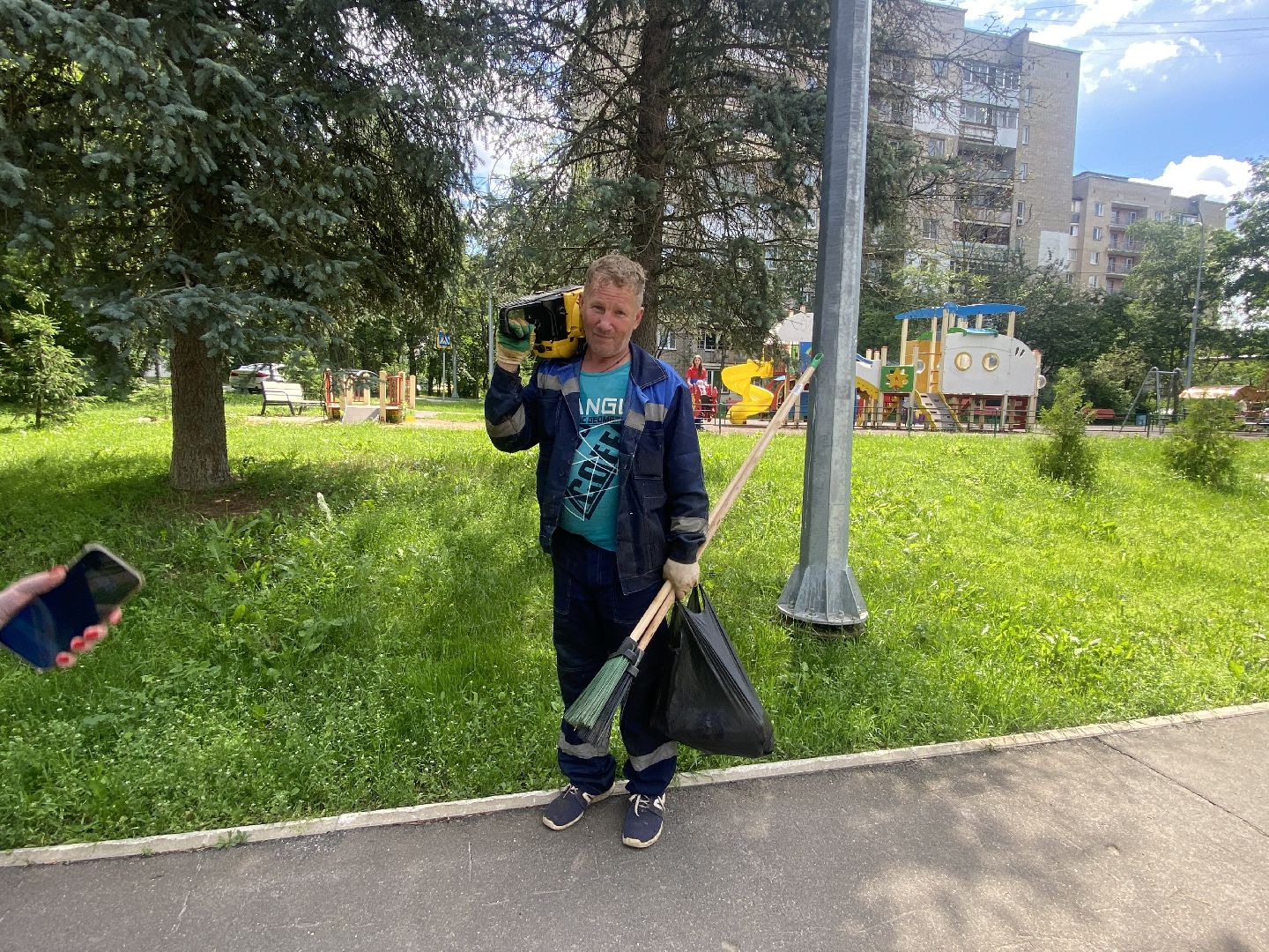 благоустройство территории, Власиха Цветной бульвар, обращения жителей власихи, Обходы территорий, Контроль выполнения работ,