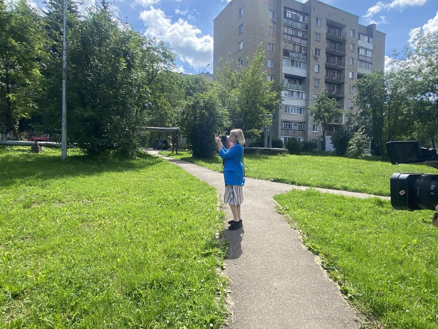 благоустройство территории, Власиха Цветной бульвар, обращения жителей власихи, Обходы территорий, Контроль выполнения работ,